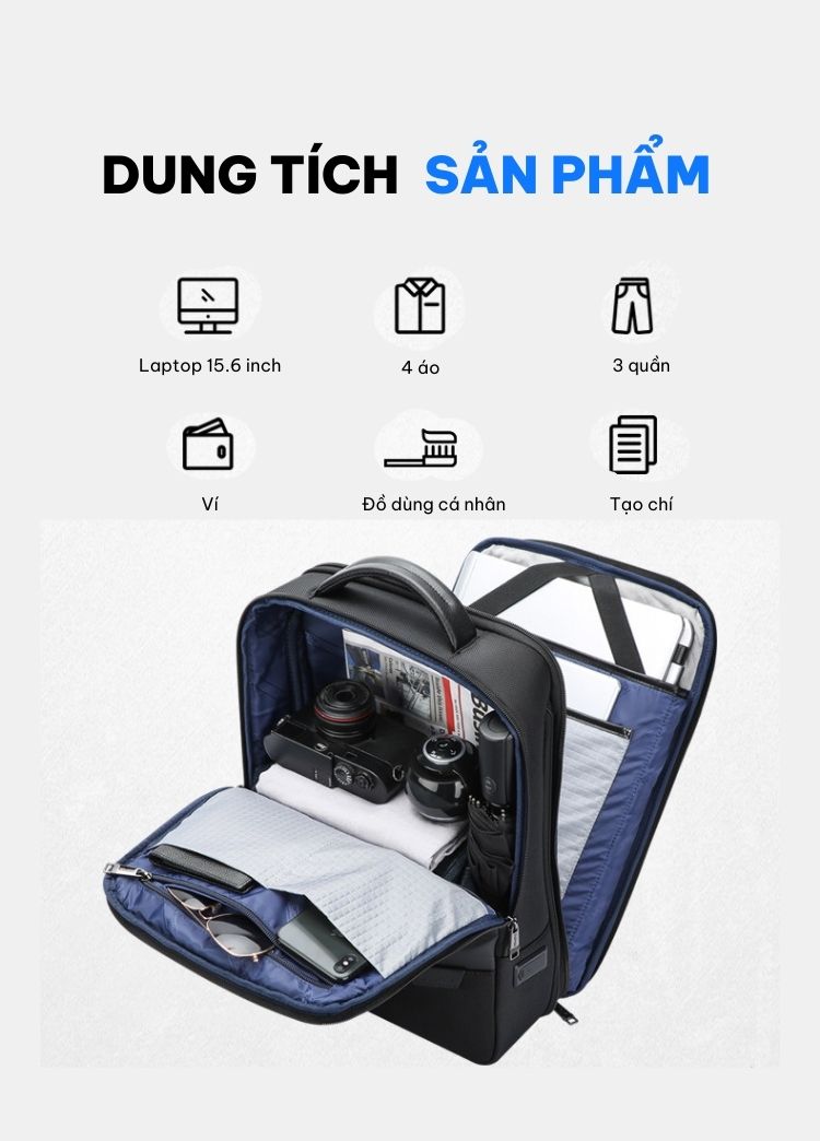 Balo Đựng Laptop Nhỏ Gọn Bopai Boar GLB1131