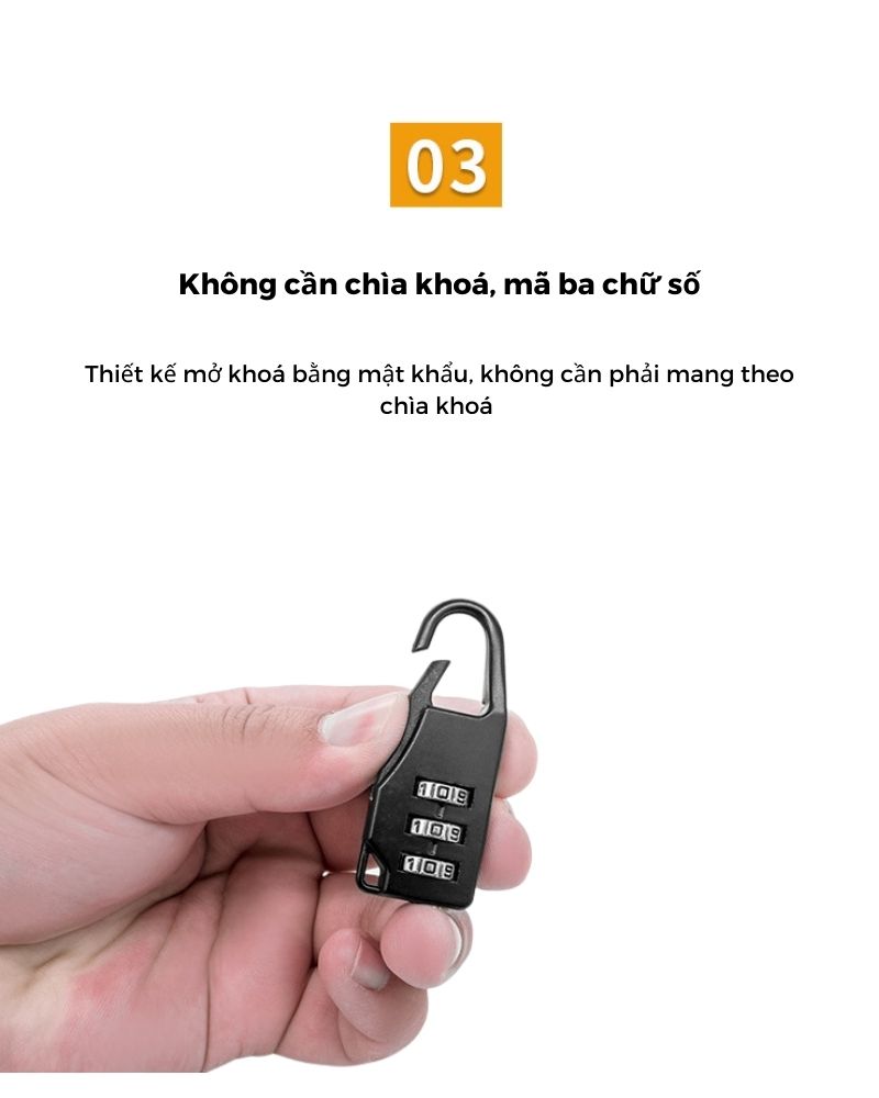 Ổ Khóa Mini Có Mật Khẩu GL Key GLK1166