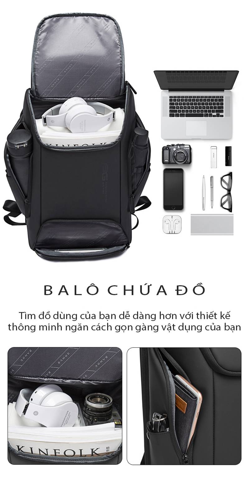 Balo Doanh Nhân Đựng Laptop 17.3inch Bange Maven GLB1004