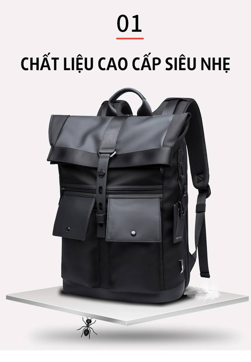 Balo Laptop Nam Cao Cấp Bange Ready GLB1003 Chống nước