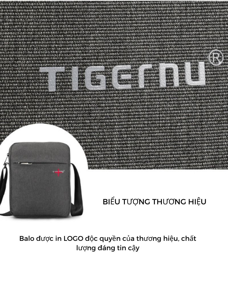 Túi Đeo Chéo Hình Chữ Nhật Đứng Tigernu Fox GLC1167