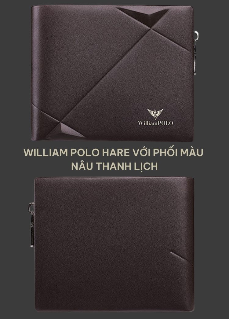 Ví Da Nam Cao Cấp William Polo Hare GLW1133