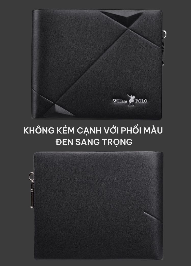 Ví Da Nam Cao Cấp William Polo Hare GLW1133