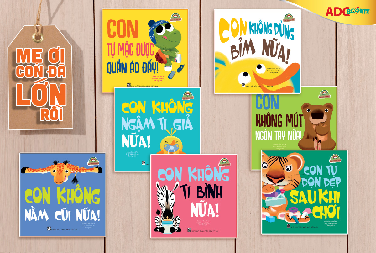 Trẻ thêm tự lập với bộ sách
