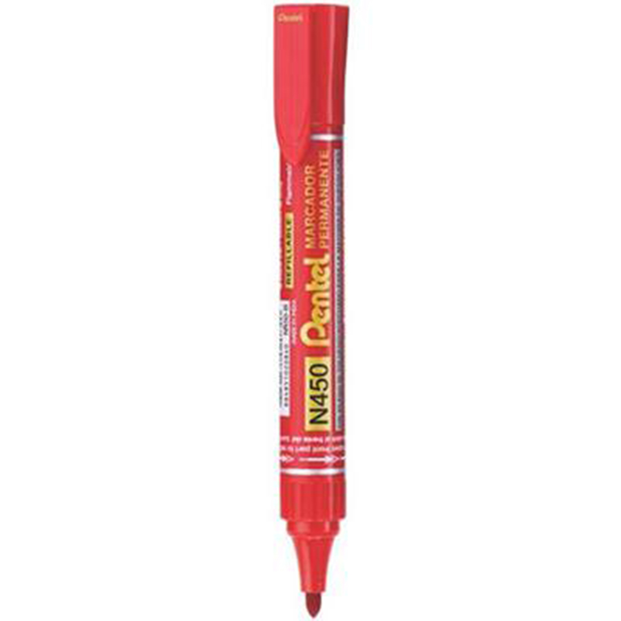 Bút Dạ Dầu Pentel N450-B - Màu Đỏ