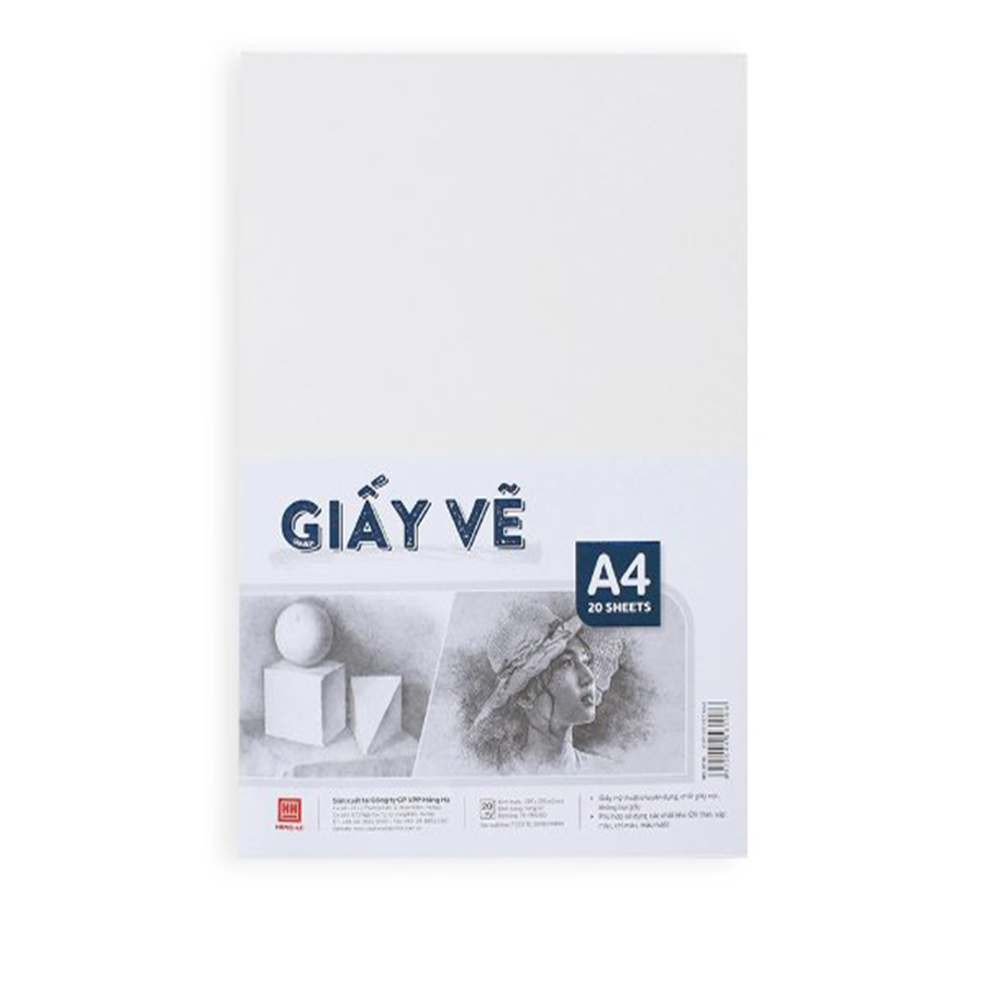 Giấy Vẽ A4 Hồng Hà 8116