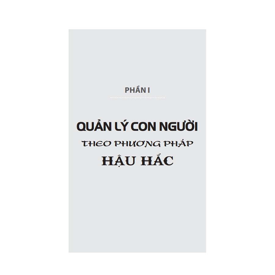 Hậu Hắc Học - Thuật Quản Người