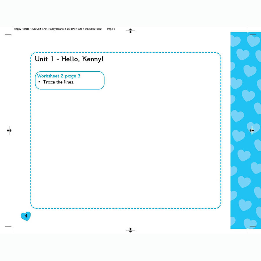 Happy Hearts Us 1 - Activity Book