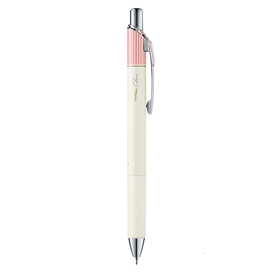 Bút Bi Nước Pentel Energel Clena 0.5mm BLN75LP-C Vỏ Viền Hồng