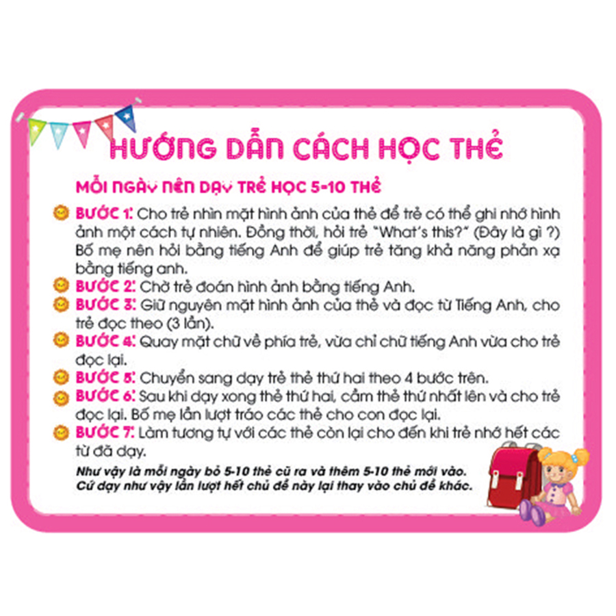 Thẻ Học Thông Minh Song Ngữ Anh - Việt - Đồ Dùng Gia Đình