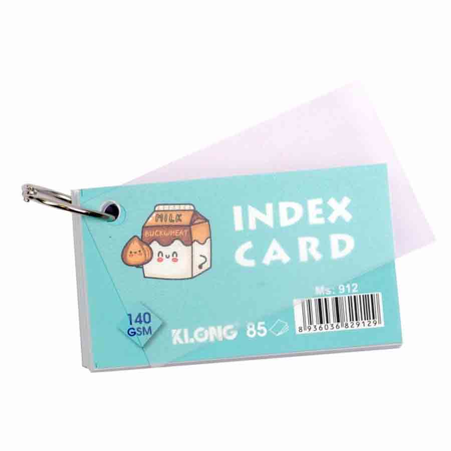 Tập Thẻ Ghi Chú K.Long Index Card 912 85Tr