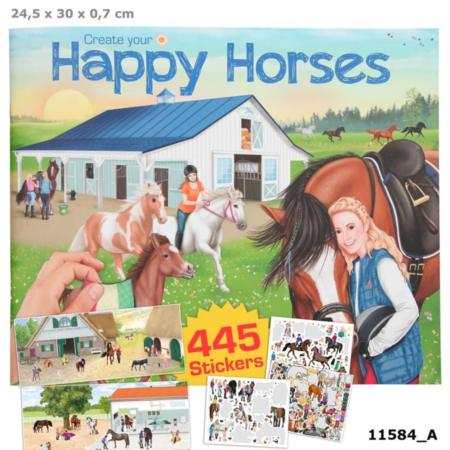 Đồ Chơi Bộ Sưu Tập Thiết Kế Thời Trang Happy Horses Topmodel TM0411584