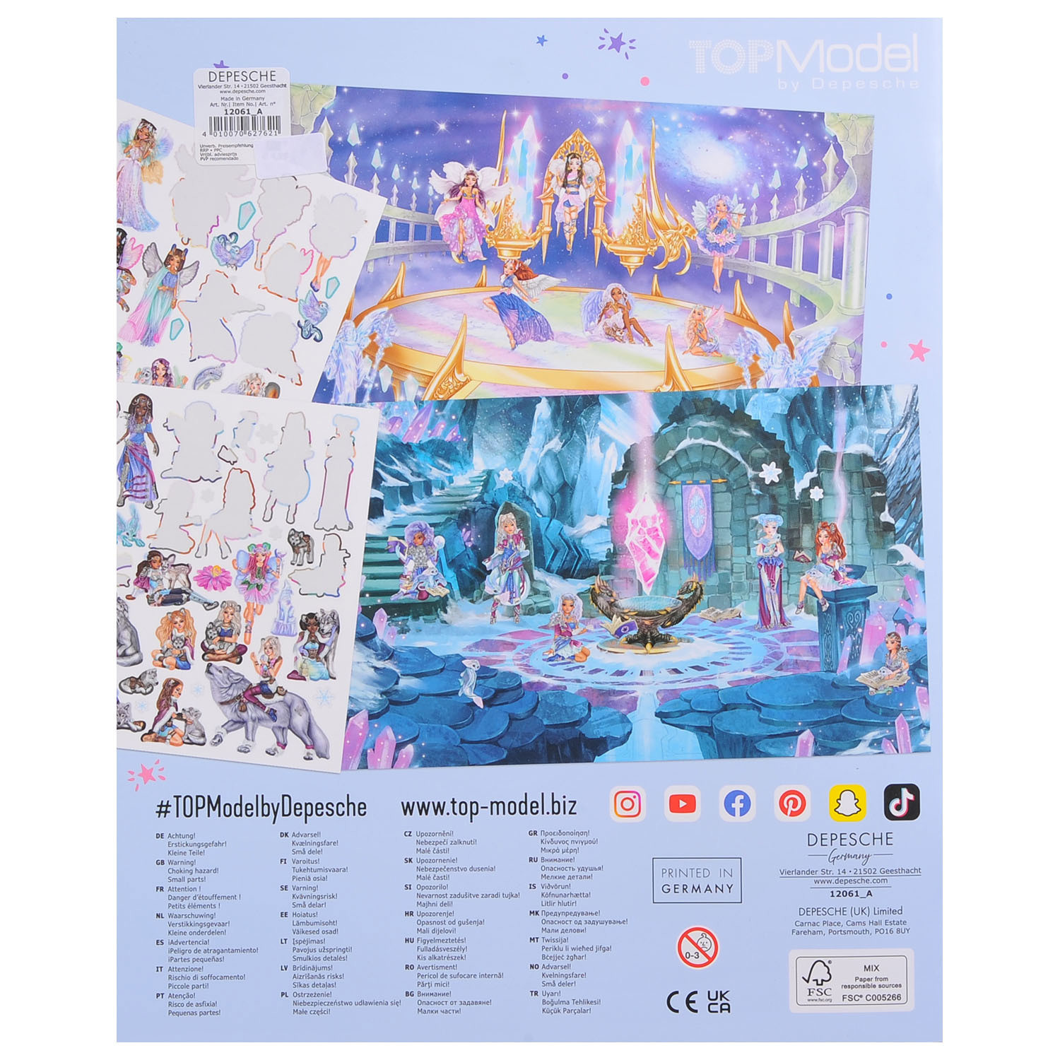 Đồ Chơi Bộ Sưu Tập Thiết Kế Iceworld Kèm Sticker Topmodel 0412061