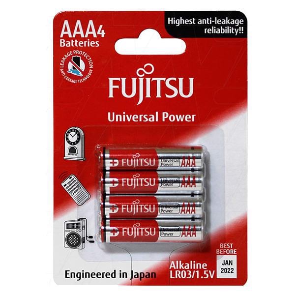 Pin Fujitsu Alkaline LR03 (4B) FU-W-FI AAA