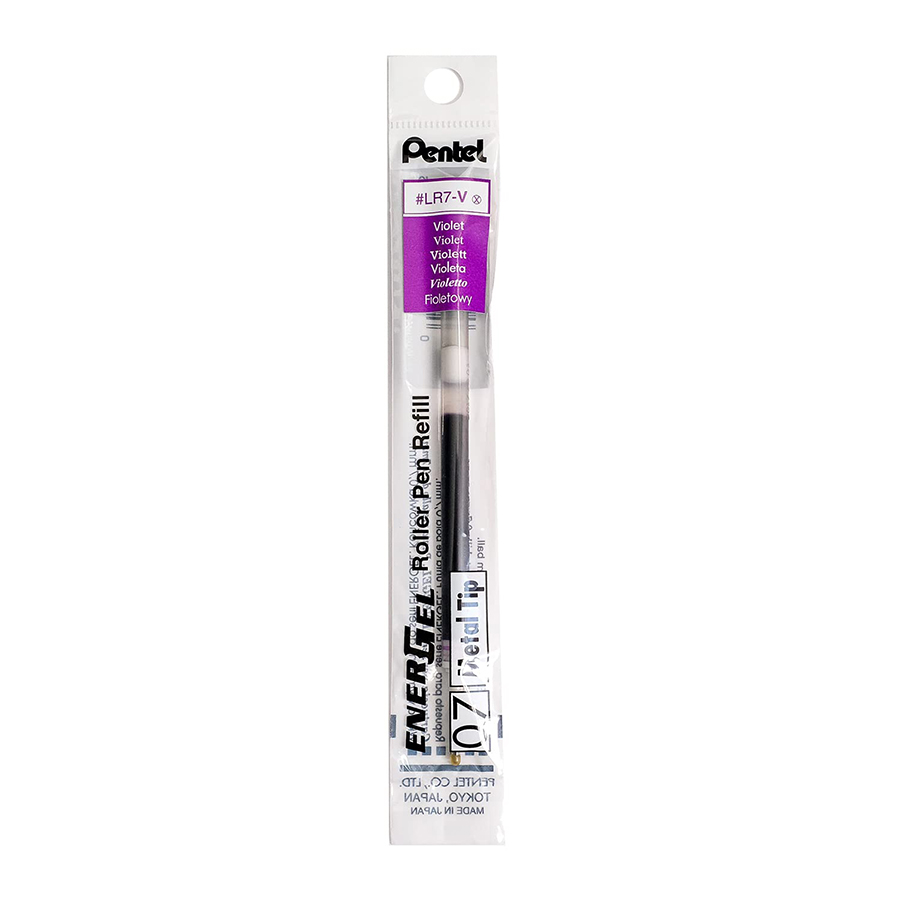 Ruột Bút Bi Nước Pentel 0.7mm LR7-VX Màu Tím