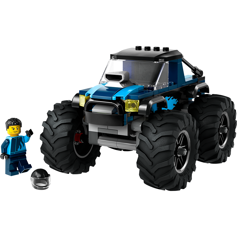 Đồ Chơi Lắp Ráp Lego Chiến Xe Monster Xanh Dương 60402