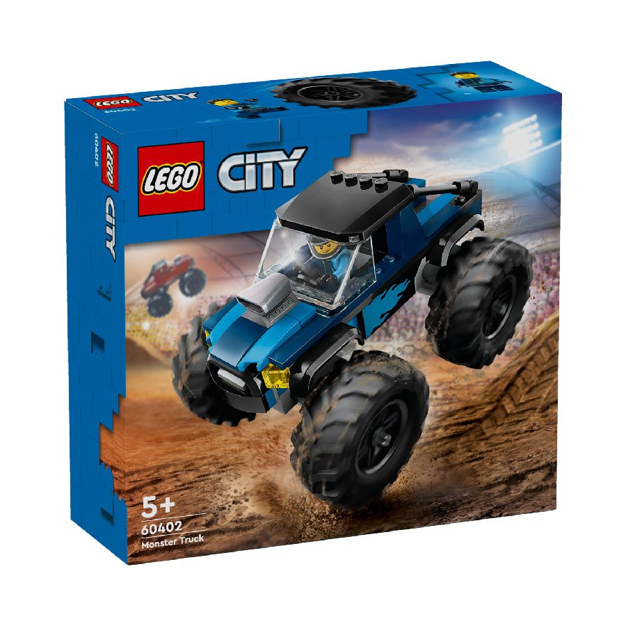 Đồ Chơi Lắp Ráp Lego Chiến Xe Monster Xanh Dương 60402