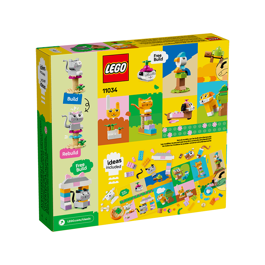 Đồ Chơi Lắp Ráp Lego Bộ Gạch Sáng Tạo Chủ Đề Động Vật 11034