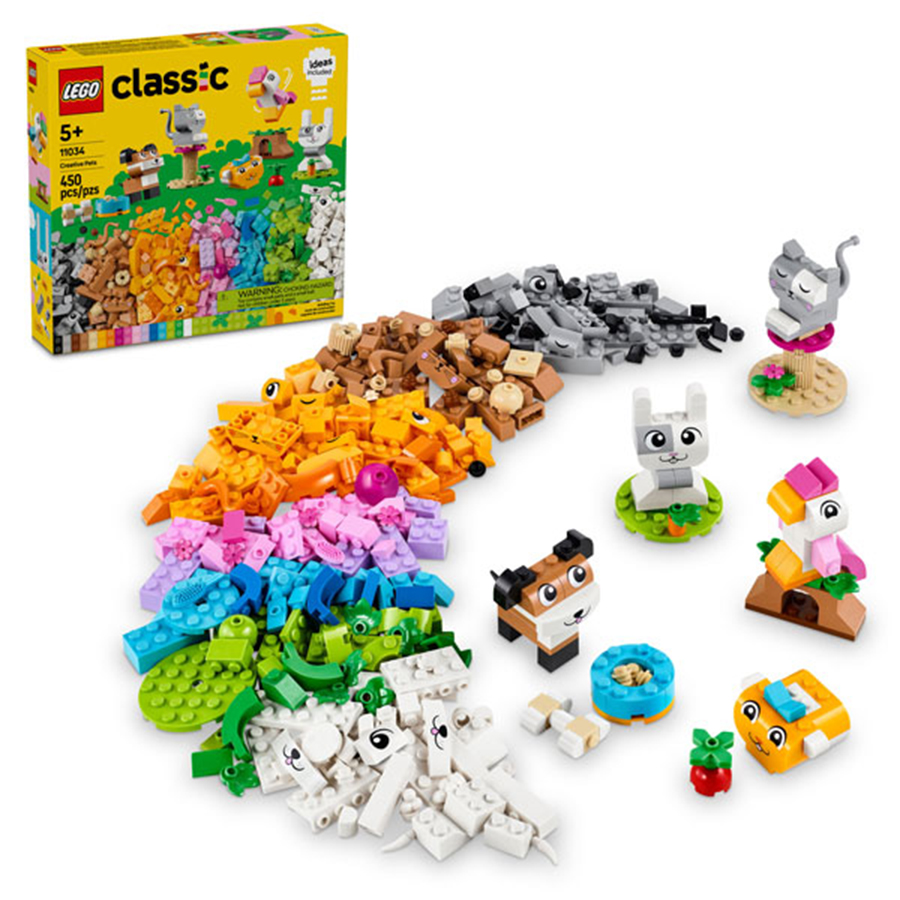 Đồ Chơi Lắp Ráp Lego Bộ Gạch Sáng Tạo Chủ Đề Động Vật 11034