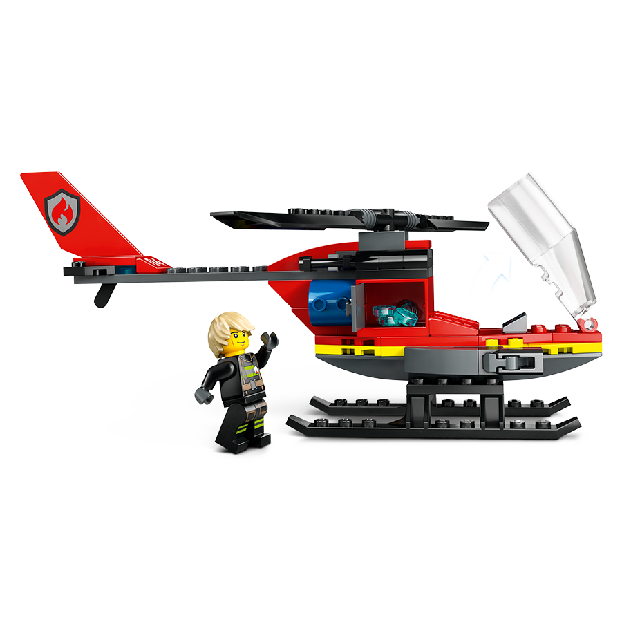 Đồ Chơi Lắp Ráp Lego Trực Thăng Cứu Hỏa 60411