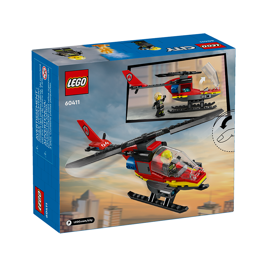 Đồ Chơi Lắp Ráp Lego Trực Thăng Cứu Hỏa 60411