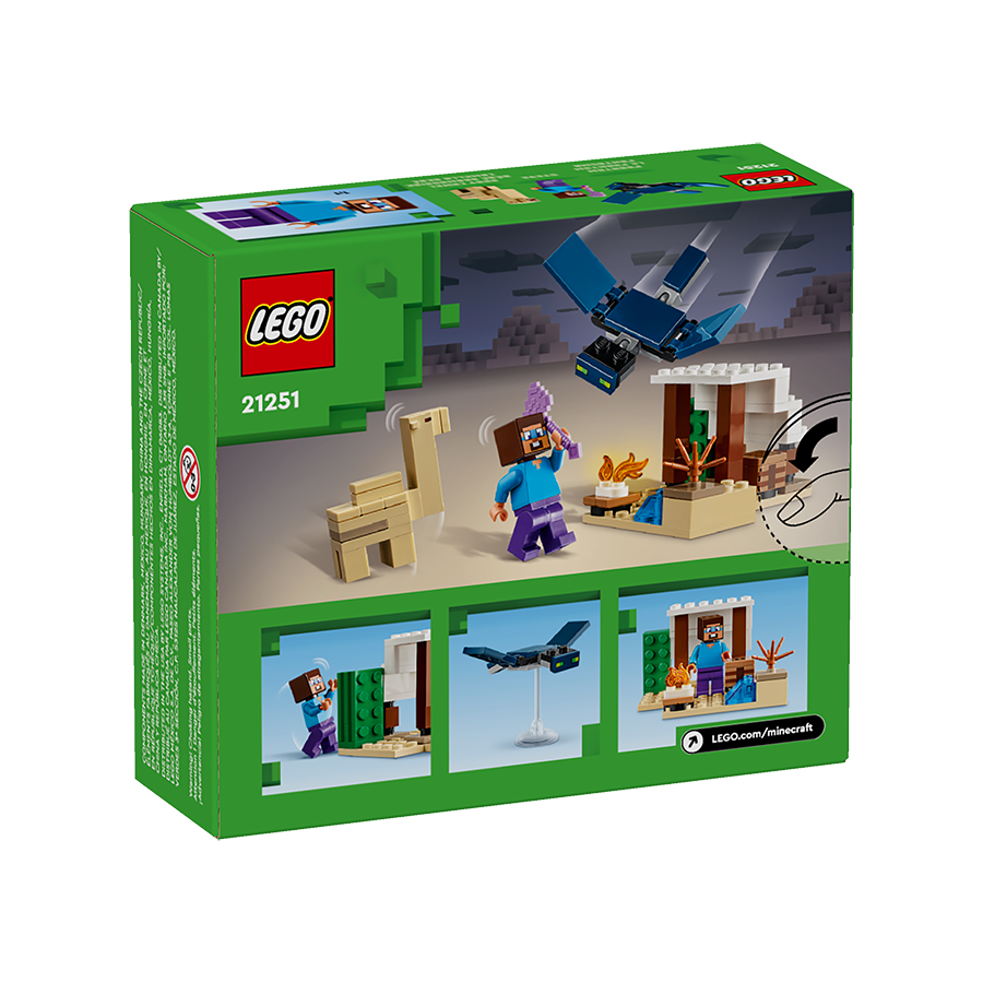 Đồ Chơi Lắp Ráp Lego Chuyến Thám Hiểm Đền Thờ Sa Mạc Của Steve 21251