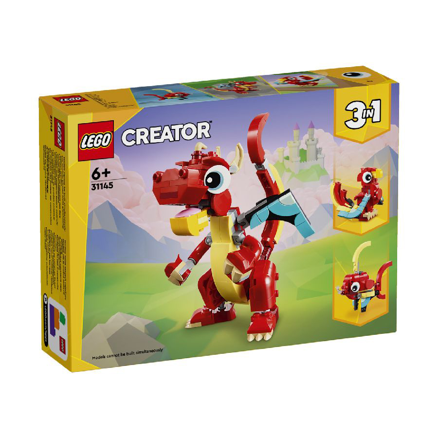 Đồ Chơi Lắp Ráp Lego Rồng Đỏ May Mắn 31145