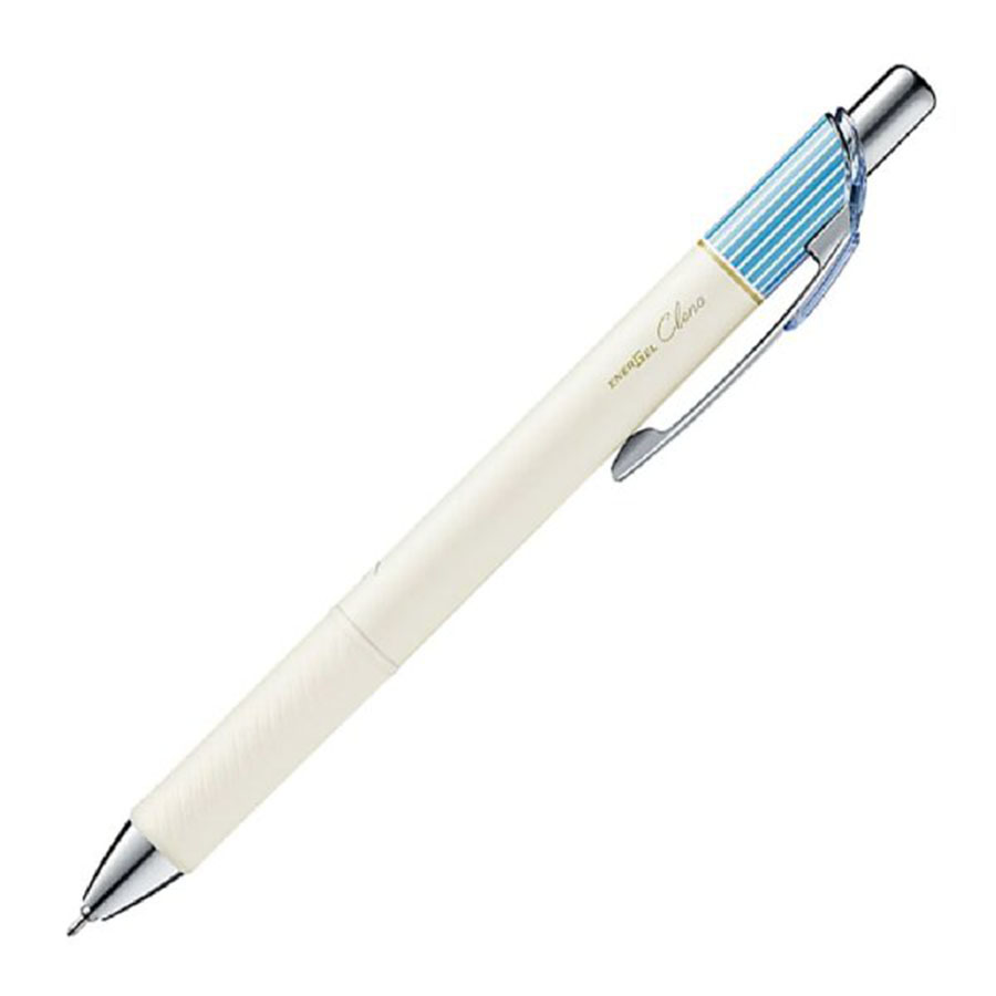 Bút Bi Nước Pentel Energel Clena 0.5mm BLN75LS-C Viền Xanh Dương