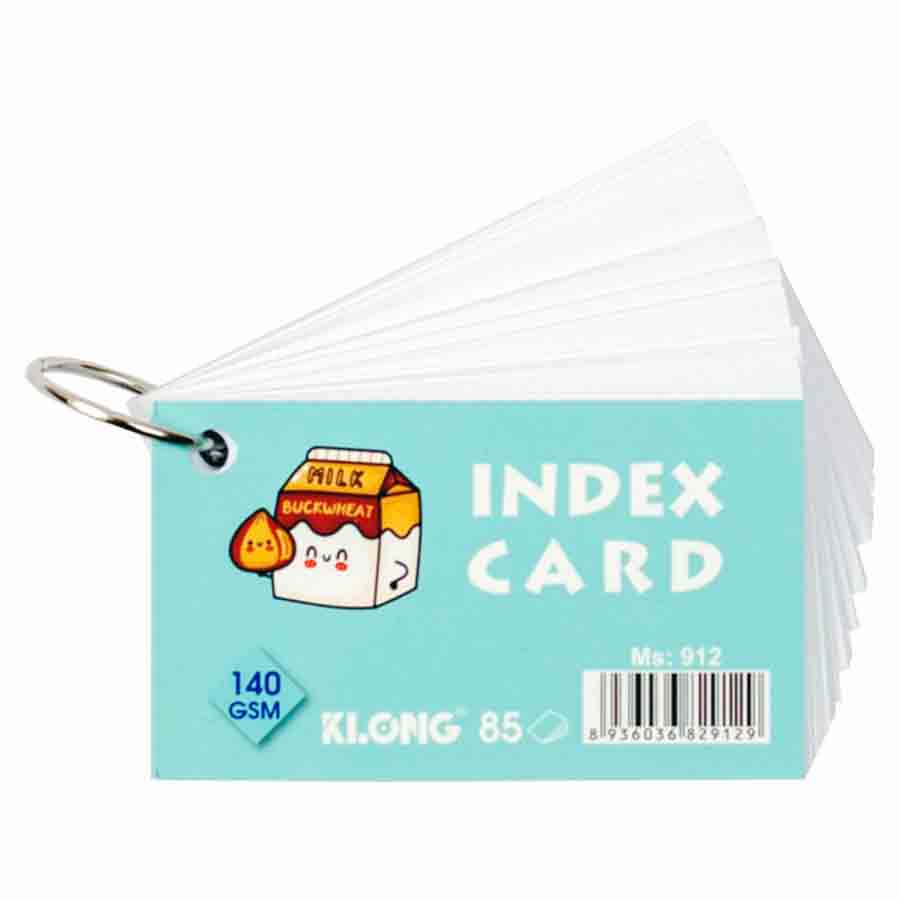 Tập Thẻ Ghi Chú K.Long Index Card 912 85Tr