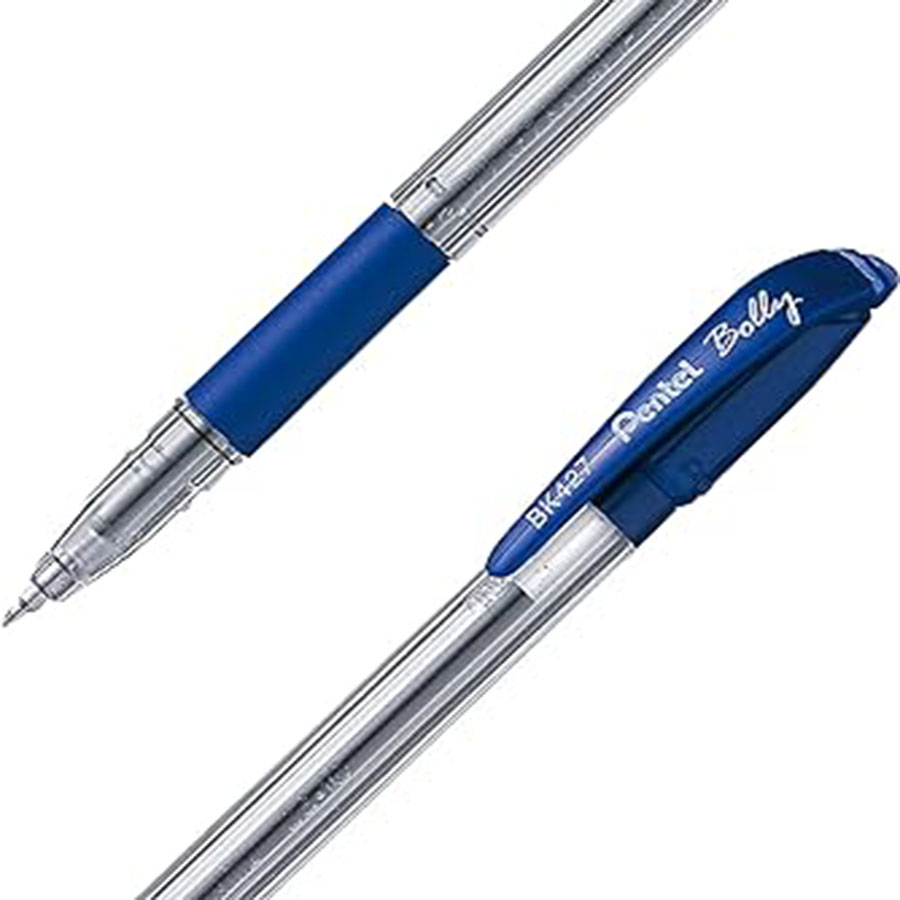 Bút Bi Pentel BK427-C 0.7mm Màu Xanh