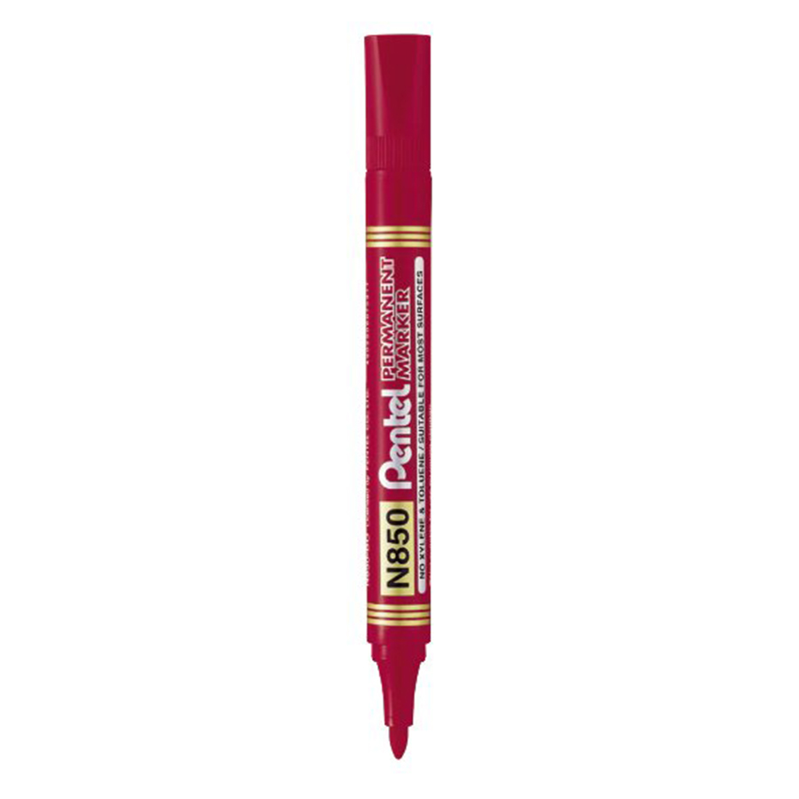 Bút Dạ Dầu Pentel N850-B Màu Đỏ