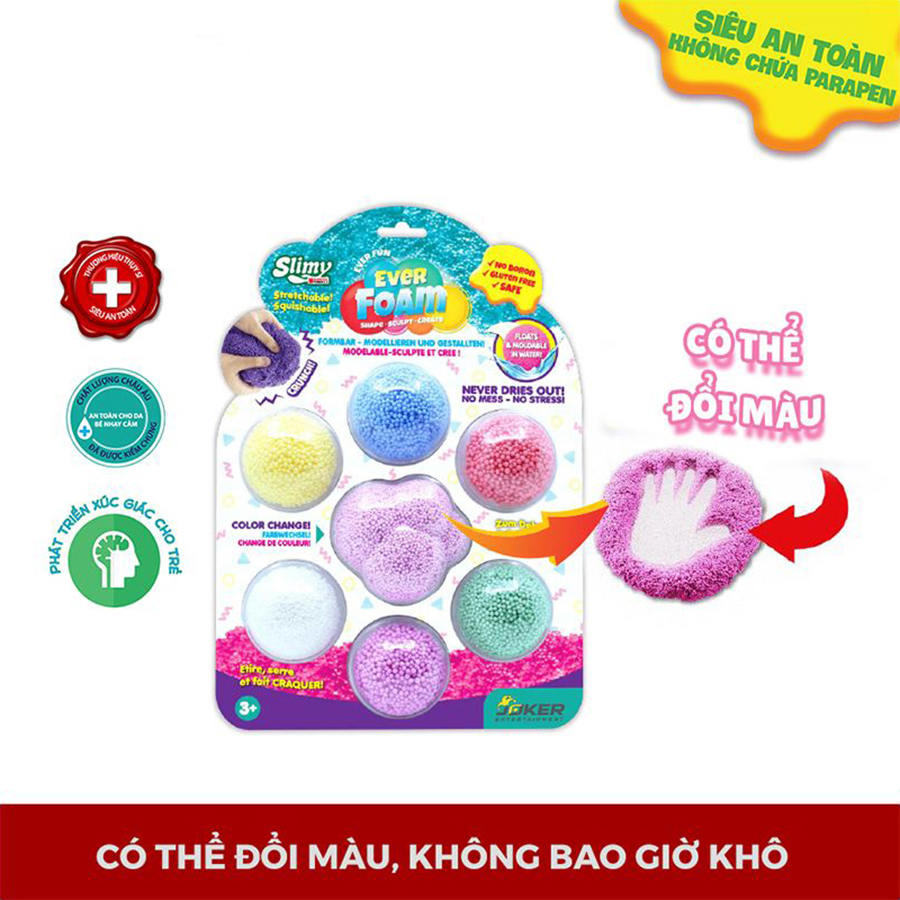 Đồ Chơi Sáng Tạo Slimy Foam Slime Xốp Nhiều Màu 38008