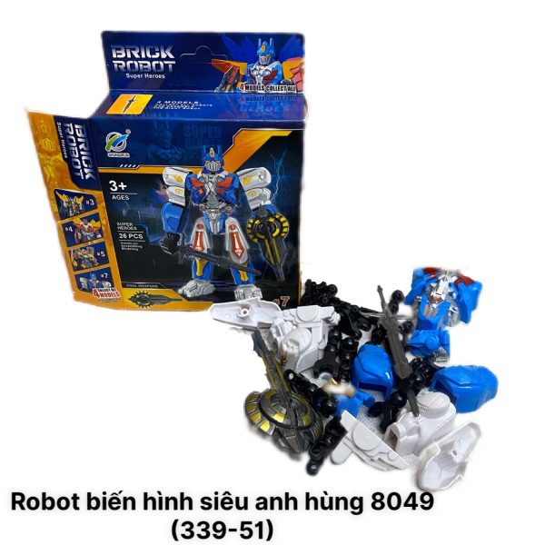 Đồ Chơi Chiến Binh Robot Biến Hình Siêu Anh Hùng 8049 (339-51)