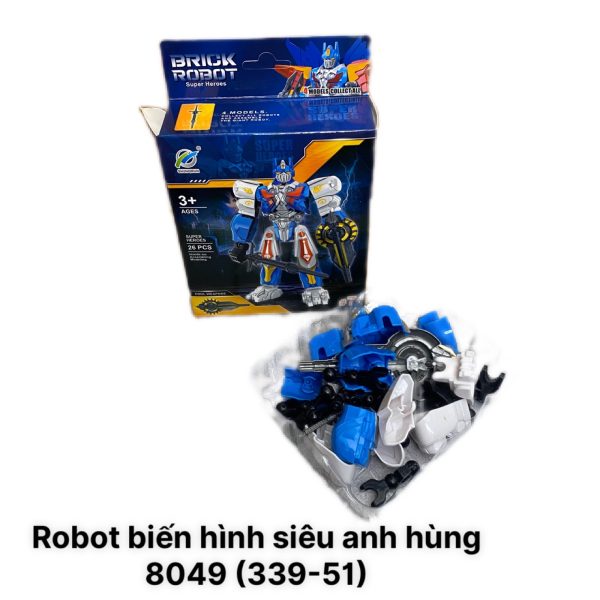 Đồ Chơi Chiến Binh Robot Biến Hình Siêu Anh Hùng 8049 (339-51)