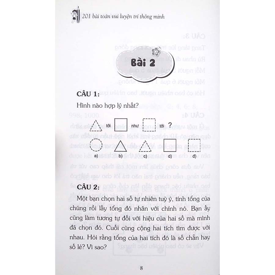 201 Bài Toán Vui Luyện Trí Thông Minh