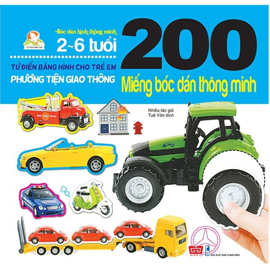 200 Miếng Bóc Dán Thông Minh - Phương Tiện Giao Thông