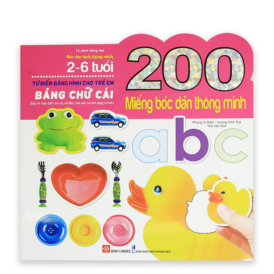 200 Miếng Bóc Dán Thông Minh - Bảng Chữ Cái