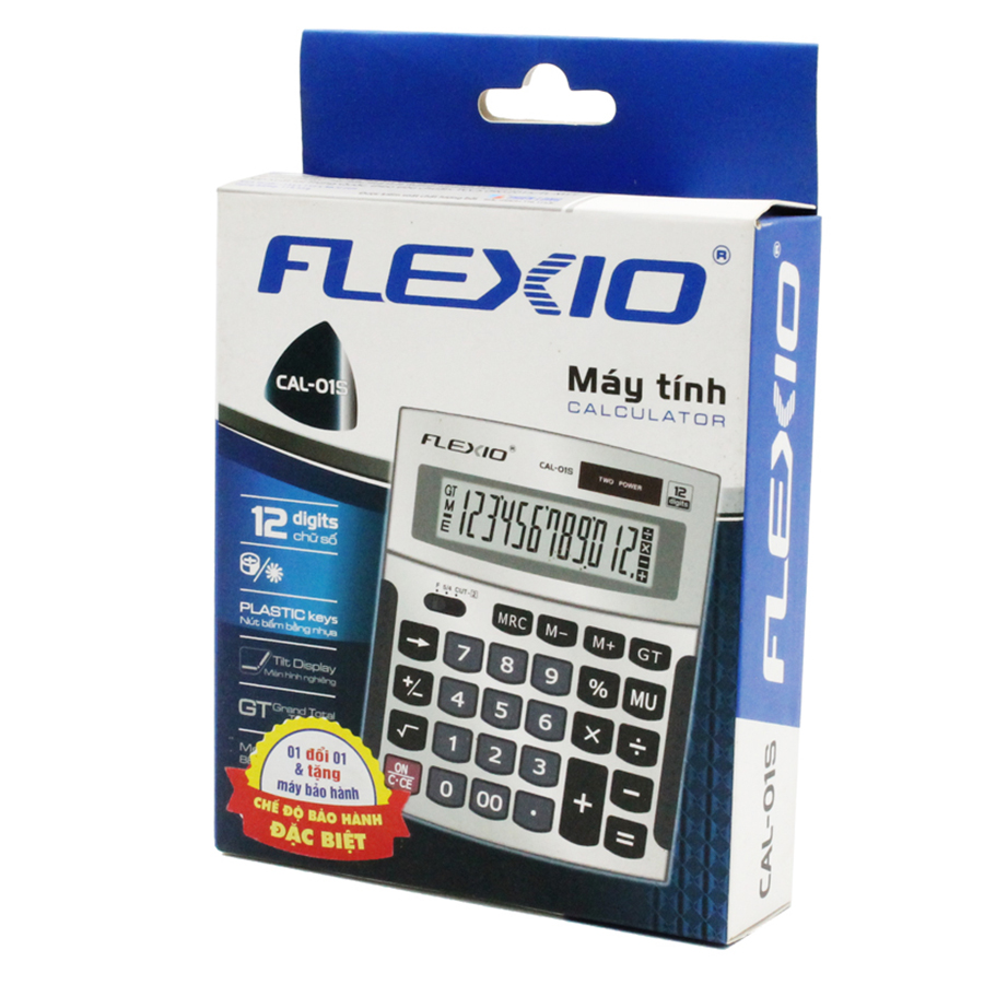 Máy Tính Cầm Tay Flexio 12 Số Cal-01S