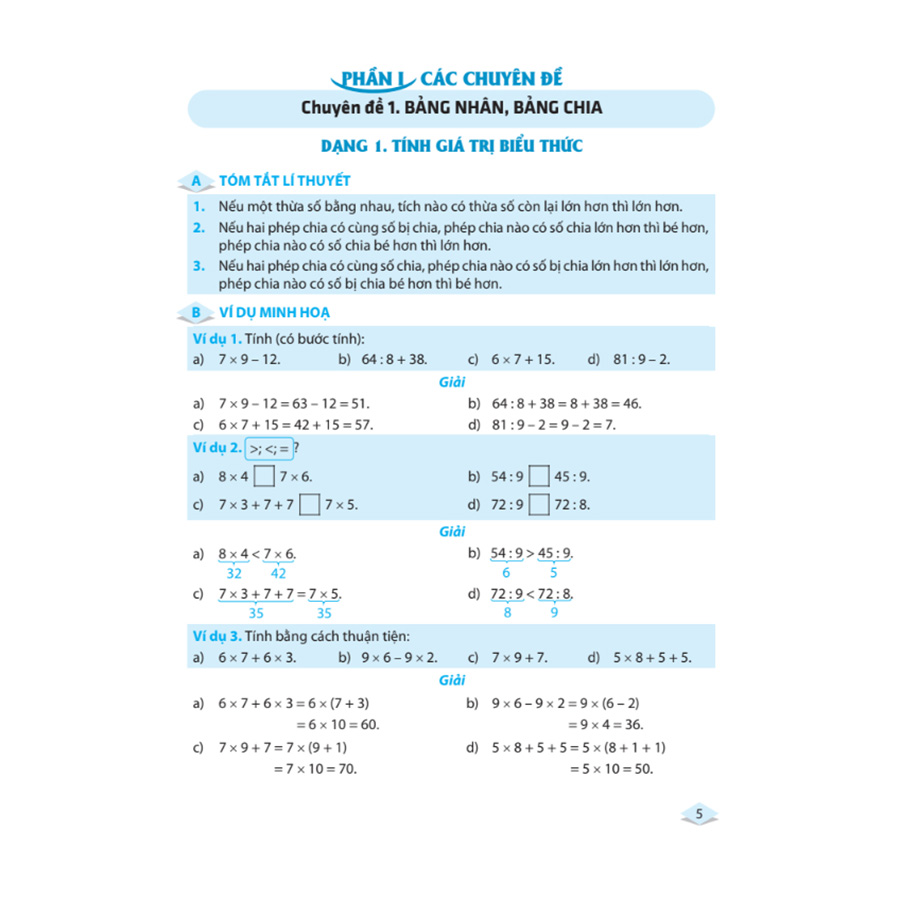 Nâng Cao Và Phát Triển Toán Lớp 3 Theo Chuyên Đề