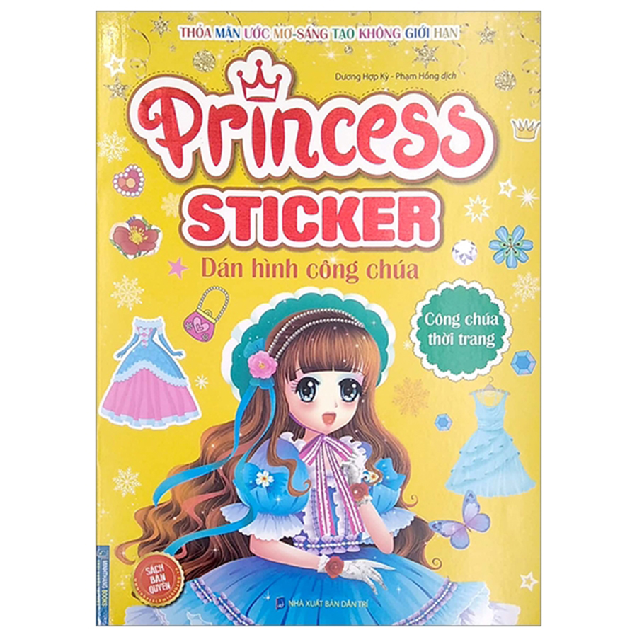 Princess Sticker - Dán Hình Công Chúa - Công Chúa Thời Trang