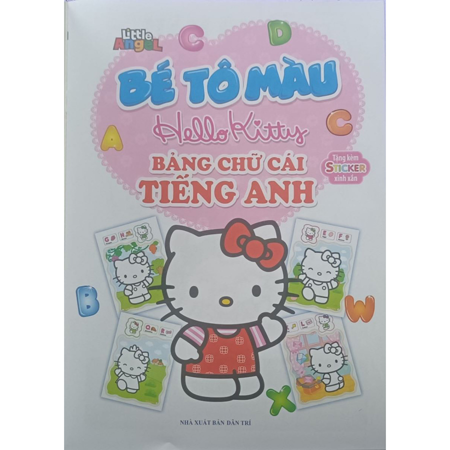 Bé Tô Màu Hello Kitty - Bảng Chữ Cái Tiêng Anh