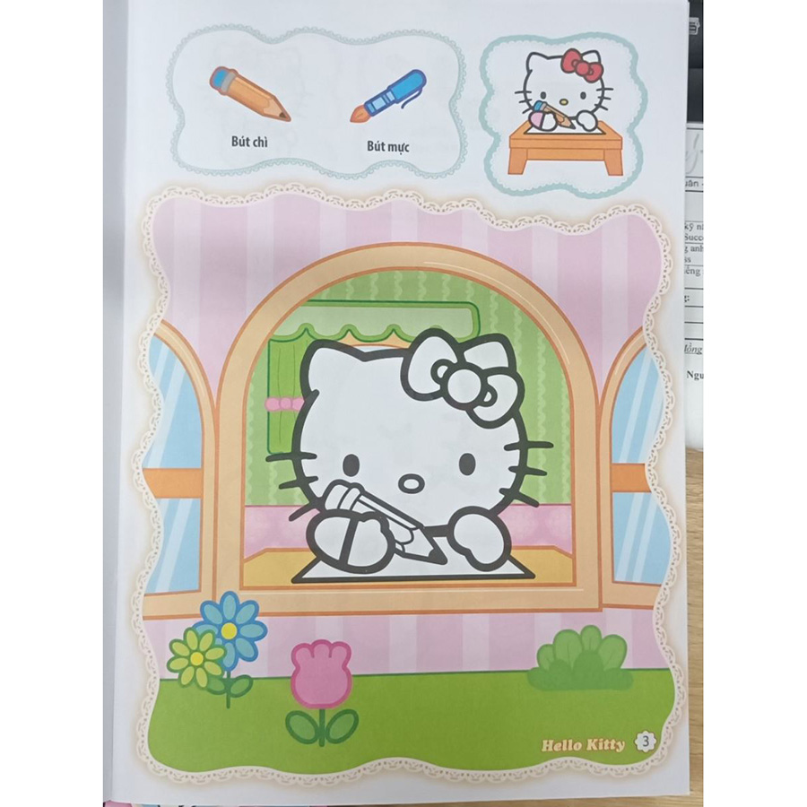 Bé Tô Màu Hello Kitty - Đồ Dùng Học Tập