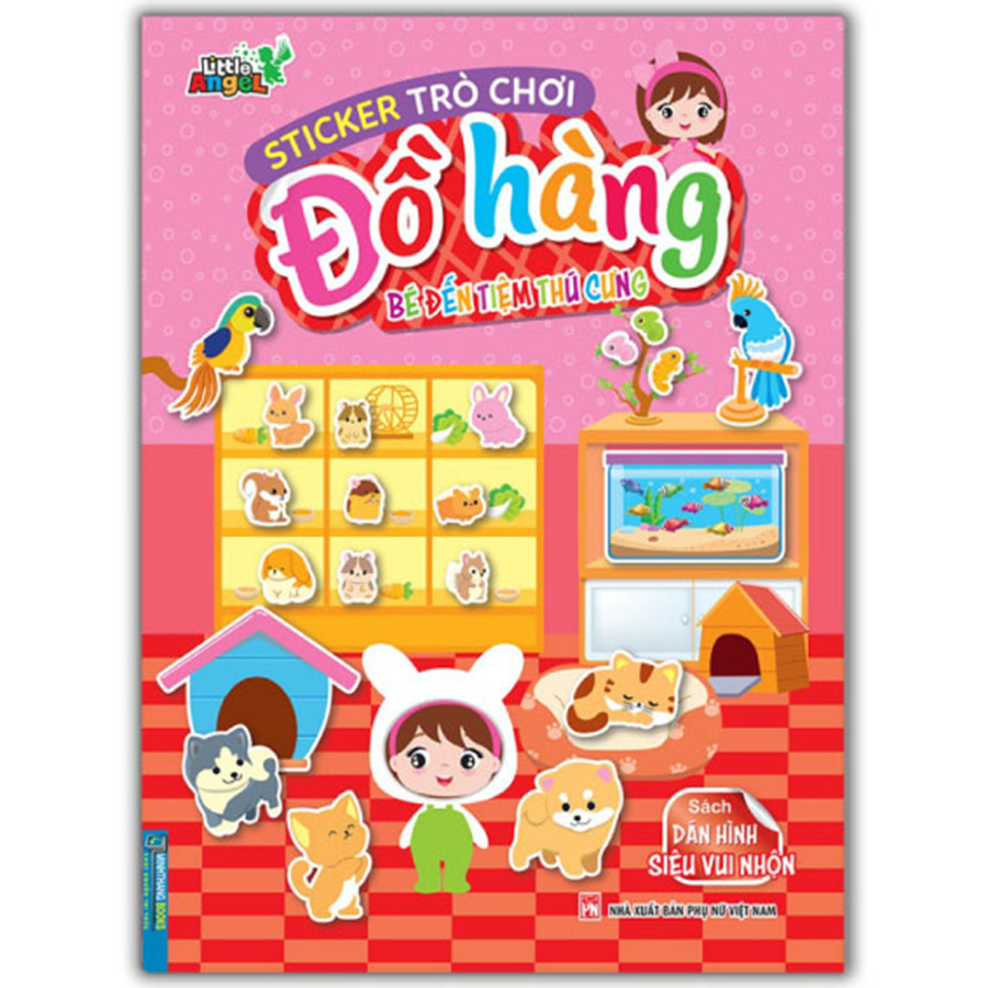 Sticker Trò Chơi Đồ Hàng - Bé Đến Tiệm Thú Cưng