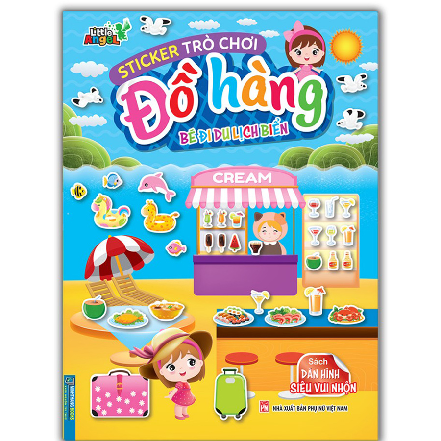 Sticker Trò Chơi Đồ Hàng - Bé Đi Du Lịch Biển