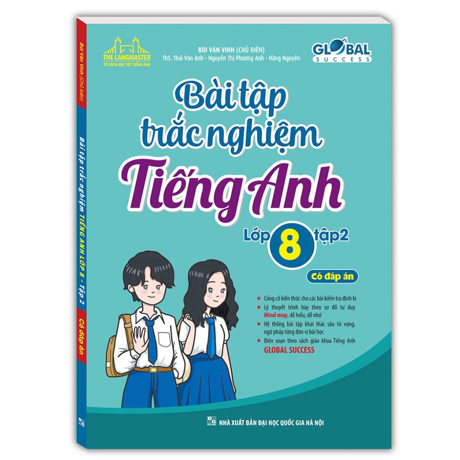 The Langmaster - Global Success - Bài Tập Trắc Nghiệm Tiếng Anh Lớp 8 Tập 2 (Có Đáp Án)