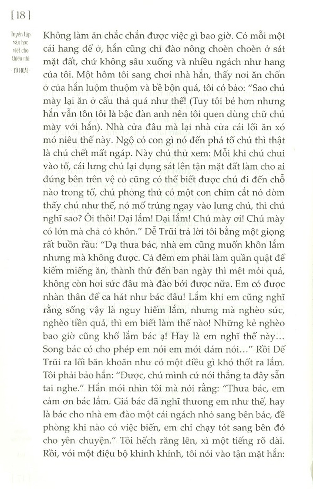 Tuyển Tập Văn Học Viết Cho Thiếu Nhi - Tô Hoài - Tập 1: Truyện Đồng Thoại - Kịch