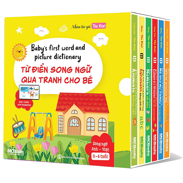 Combo 6 Cuốn Baby’S First Word And Picture Dictionary - Từ Điển Song Ngữ Qua Tranh Cho Bé