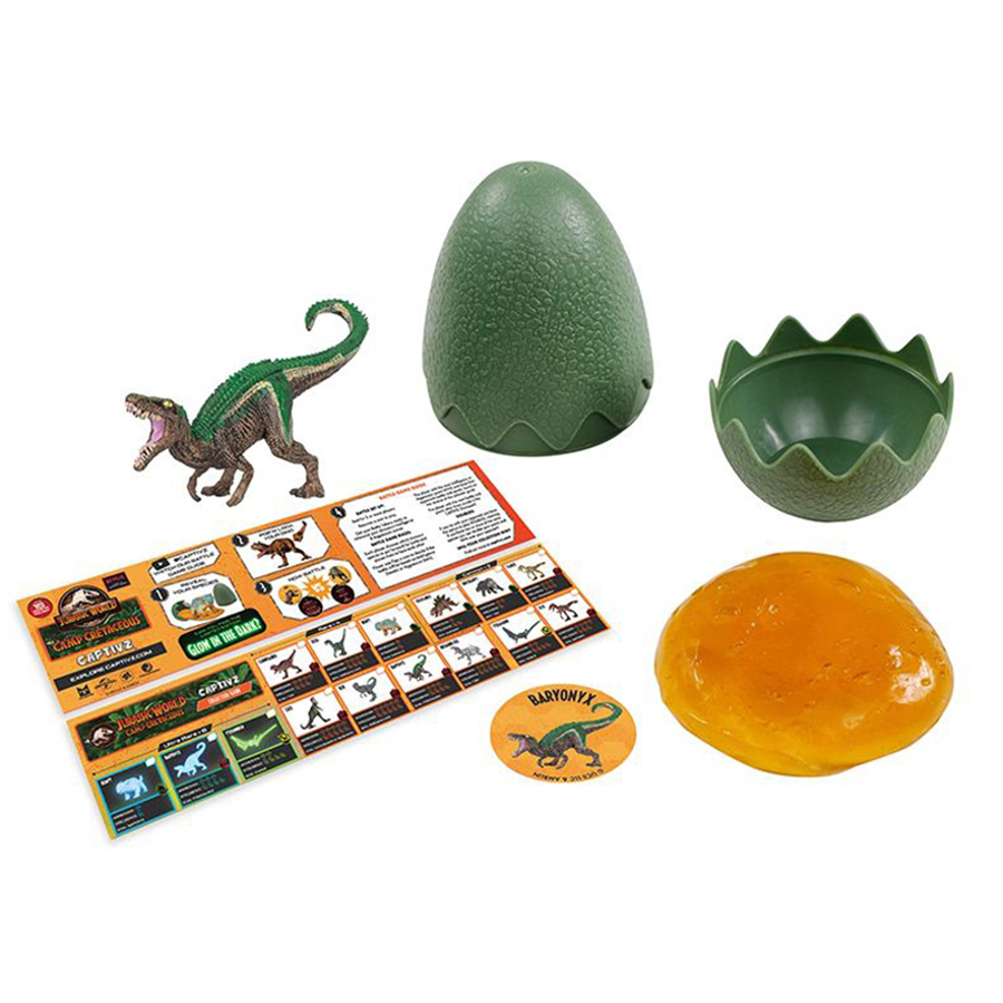 Đồ Chơi Trứng Slime Sưu Tập Khủng Long Jurassic World Camp C TM-JW-ESE24