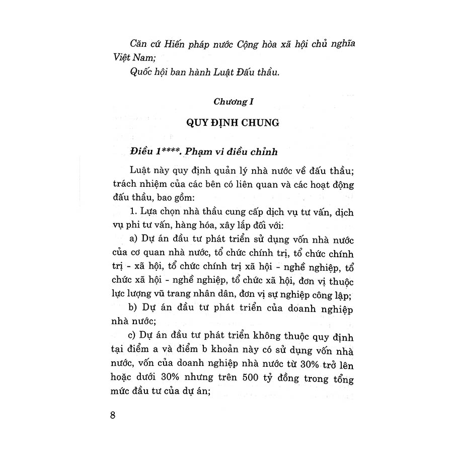 Luật Đấu Thầu (Hiện Hành) (Sửa Đổi, Bổ Sung Năm 2016, 2017, 2019, 2020, 2022)