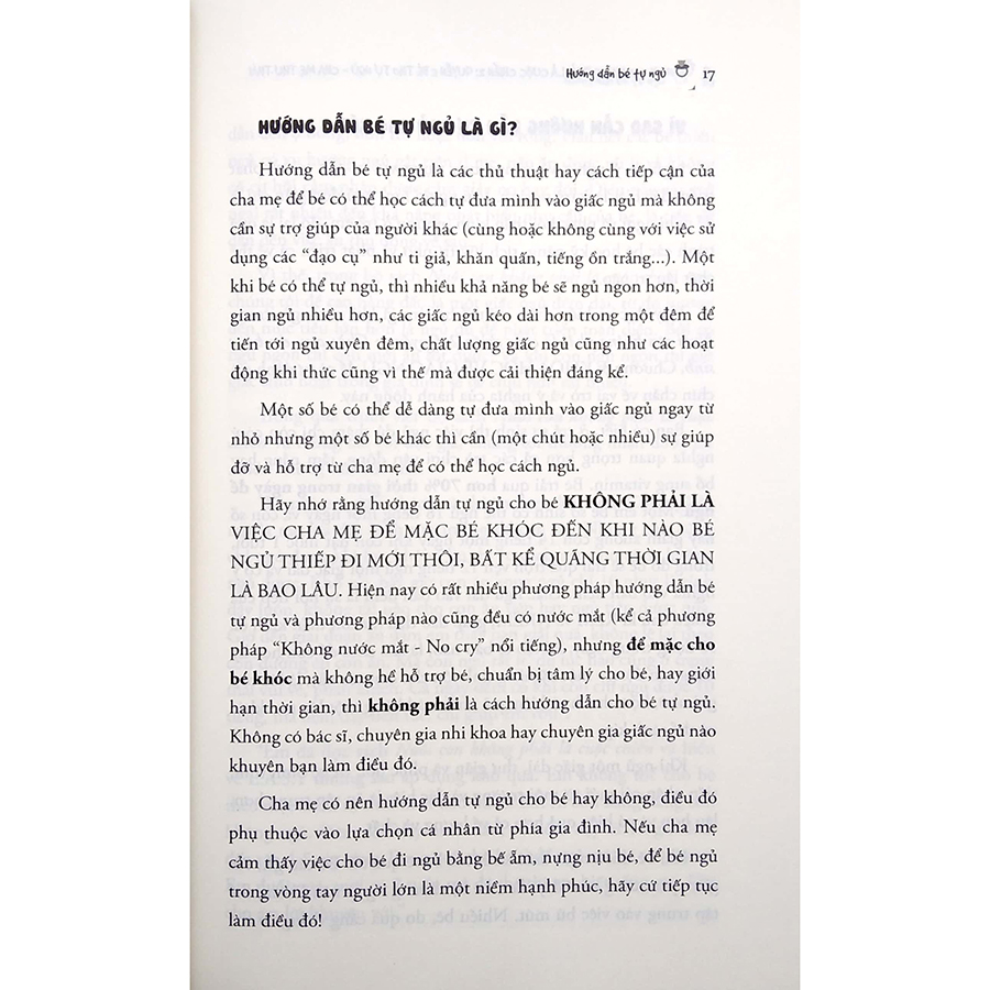 Nuôi Con Không Phải Là Cuộc Chiến 2 Quyển 3 - Bé Thơ Tự Ngủ, Cha Mẹ Thư Thái